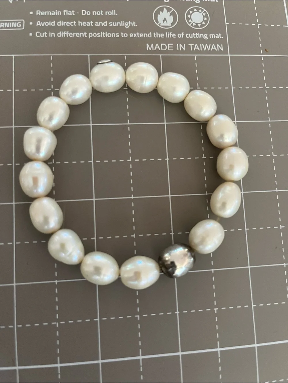 Shine on Silpada bracelet sterling and freshwater pearl. Classic design retired. - Picture 6 of 6